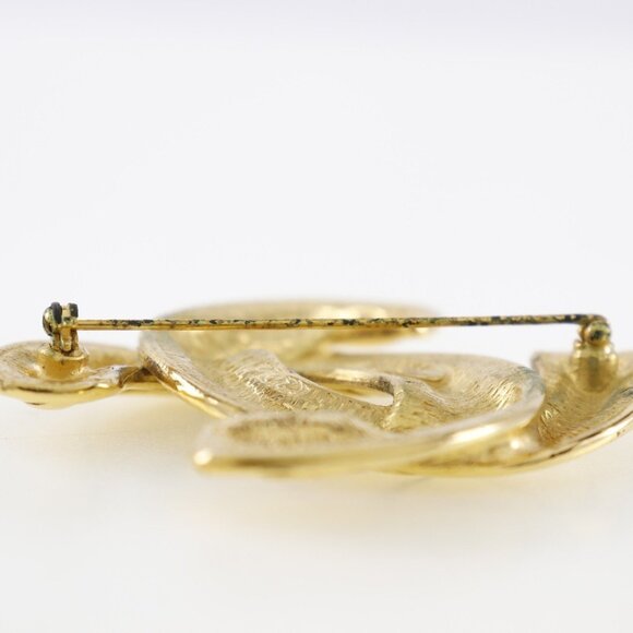 CHANEL Yellow Gold Coco Mark Brooch - Picture 3 of 8